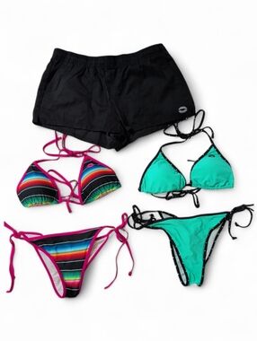 Dixxon Vixxon VXN Women's Large Low Low Bikini Tiff Bikini Surf N SAND Shorts